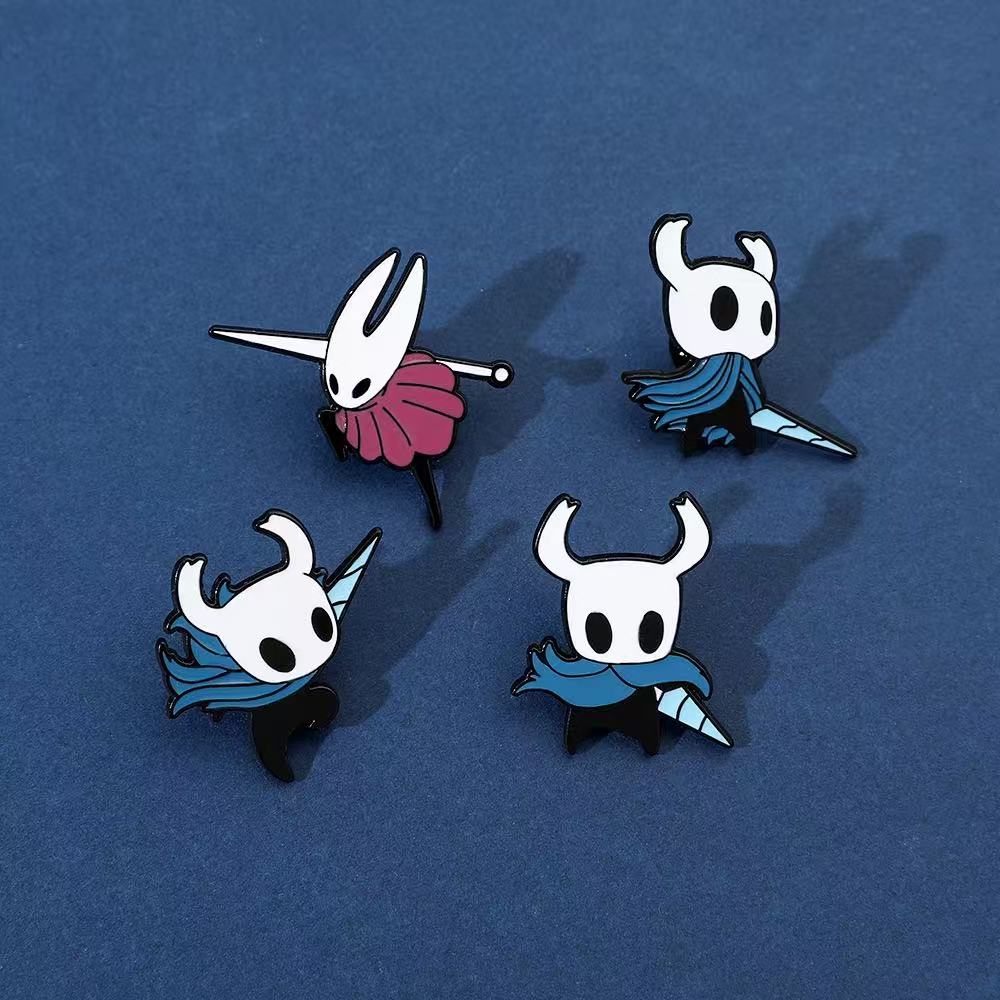 4PCS Hollow Knight Enamel Pins - Photography Jacket reseña y precio