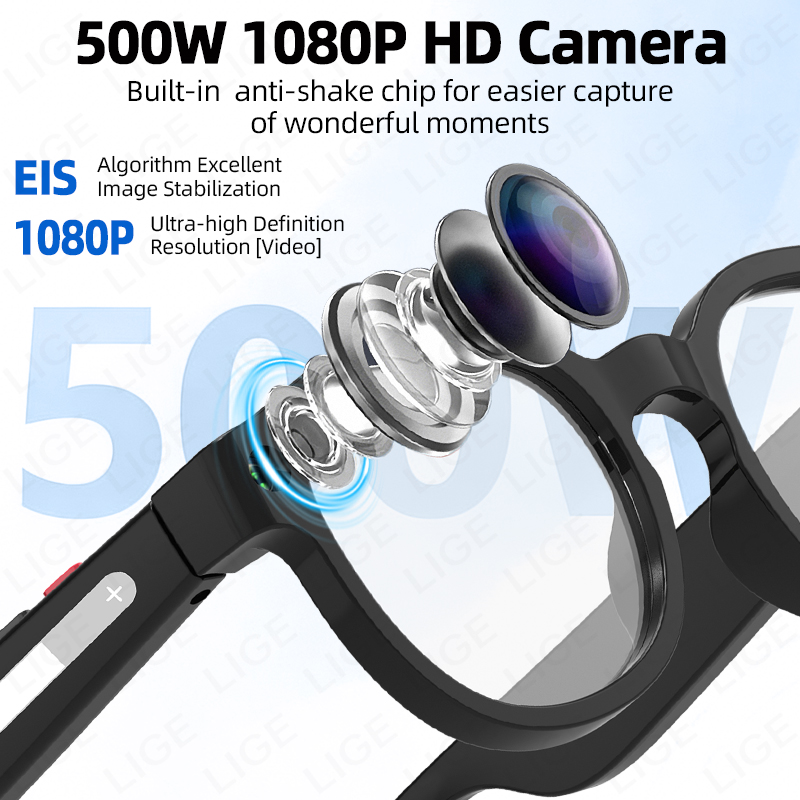 LIGE Smart Sunglasses Men with - Photography Translate reseña y precio