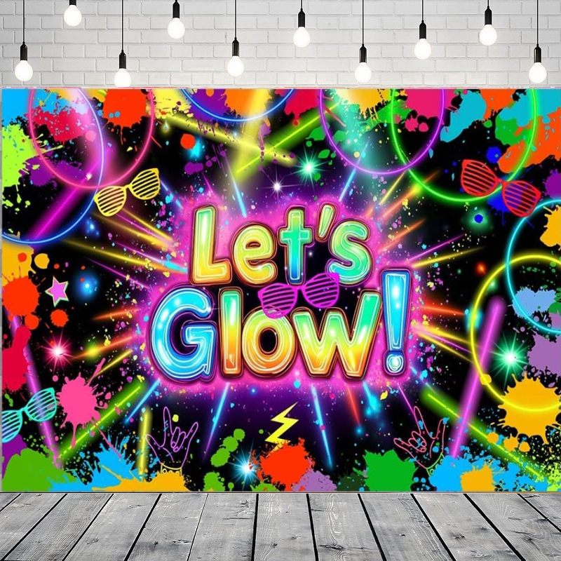 Neon Glow Photography Backgrou - Photography Dark Cloth reseña y precio