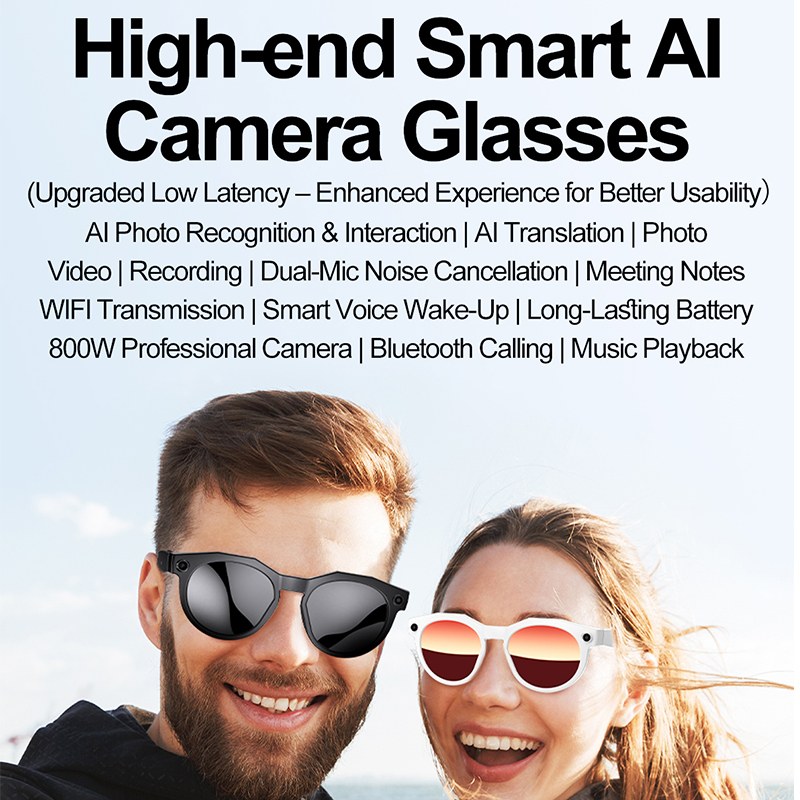 New Smart Glasses Bluetooth Ca - Photography Translate reseña y precio