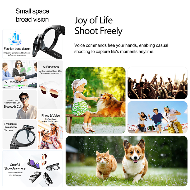 New Smart Glasses Bluetooth Ca - Photography Translate reseña y precio
