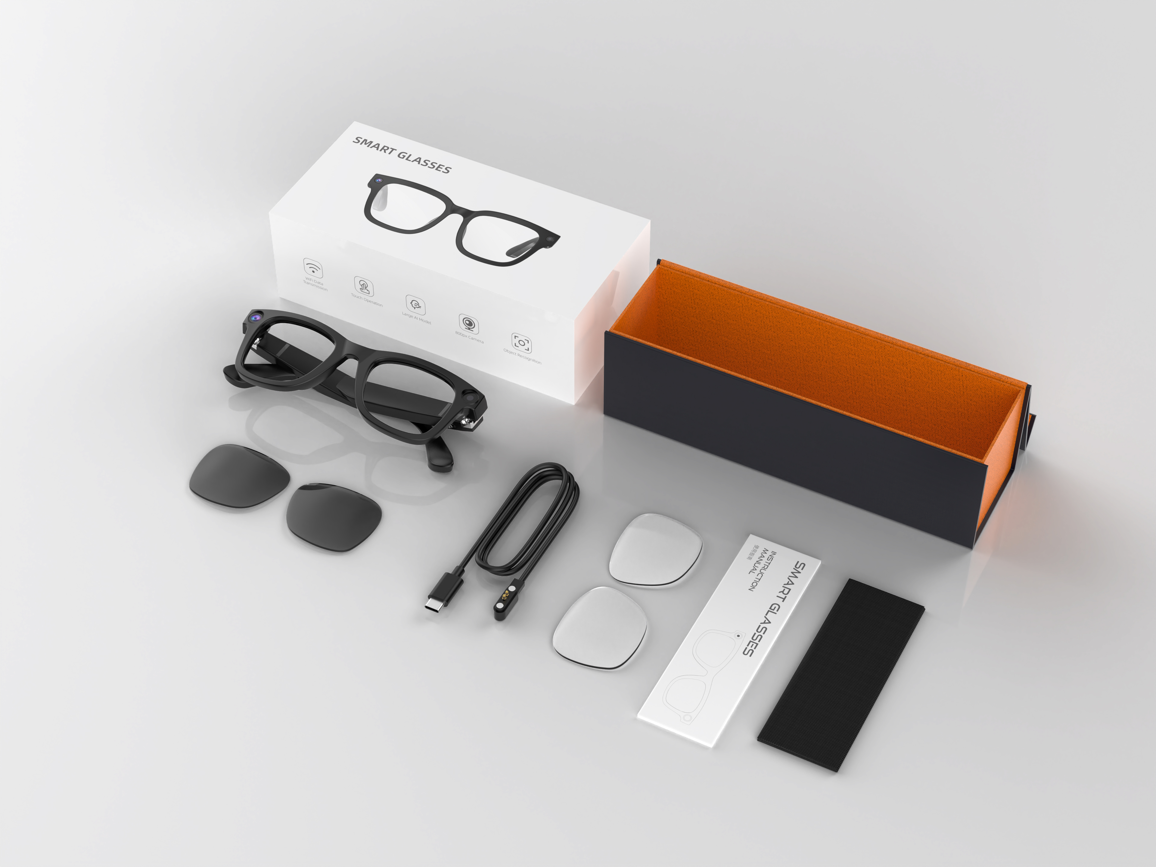 G300 AI Smart Glasses 800W HD  - Photography Translate reseña y precio