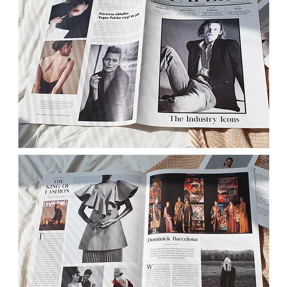 Retro English Newspaper Multif - Photography Magazine reseña y precio