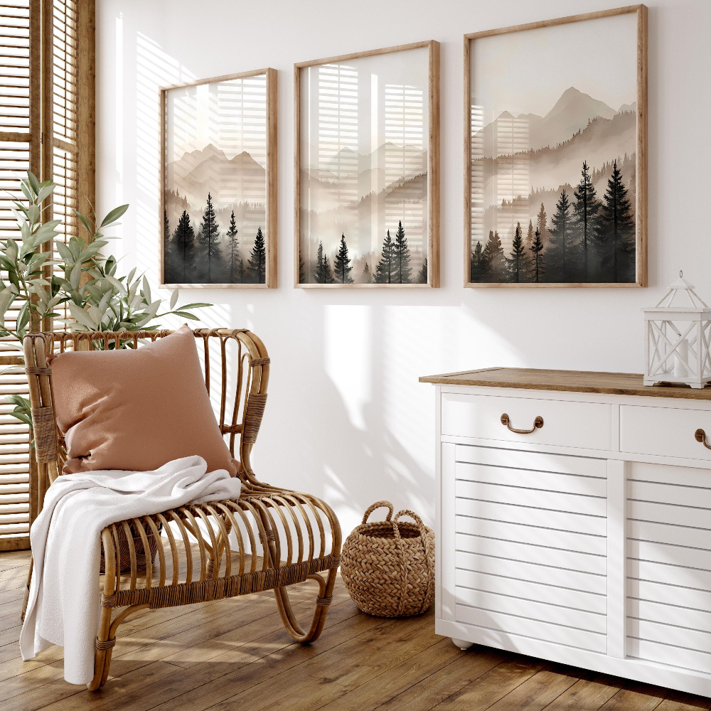 Abstract Forest Mountains Trip - Photography Pose reseña y precio