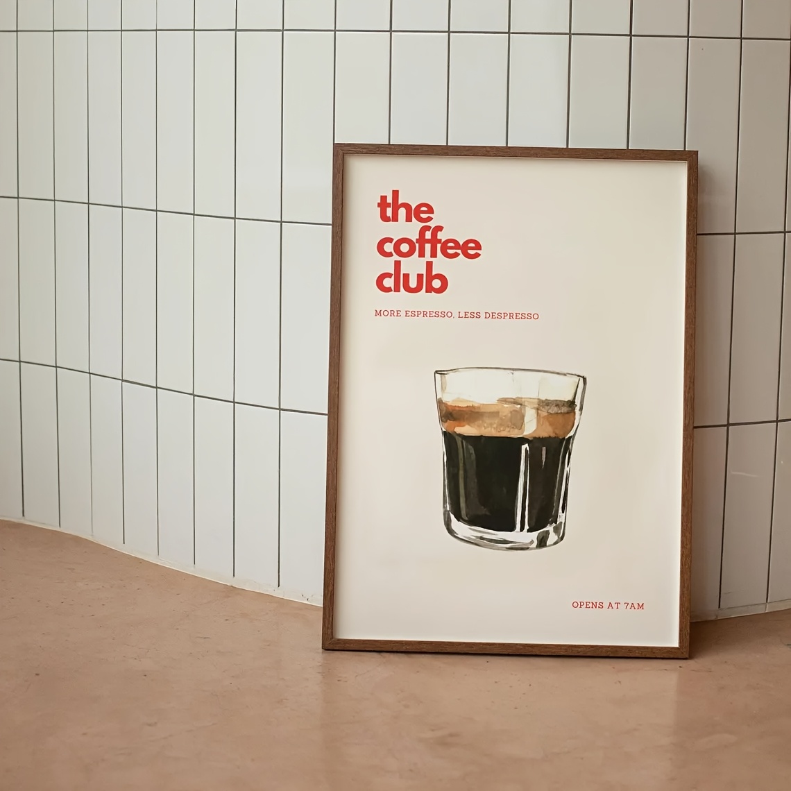 Retro Coffee Club Canvas Print - Photography Club reseña y precio