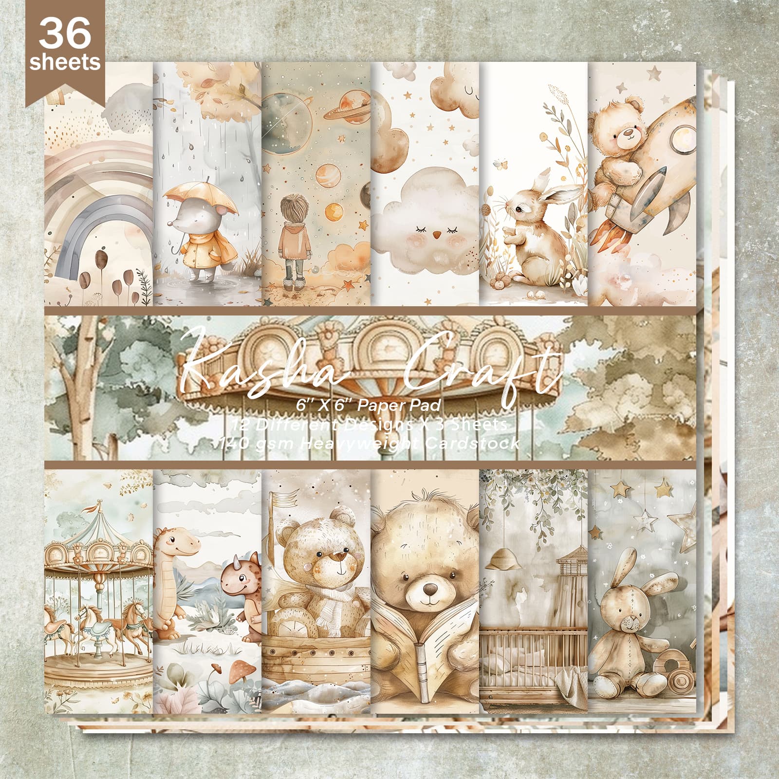 36 Sheets 6inch (Cute Animal D - Photography Magazine reseña y precio