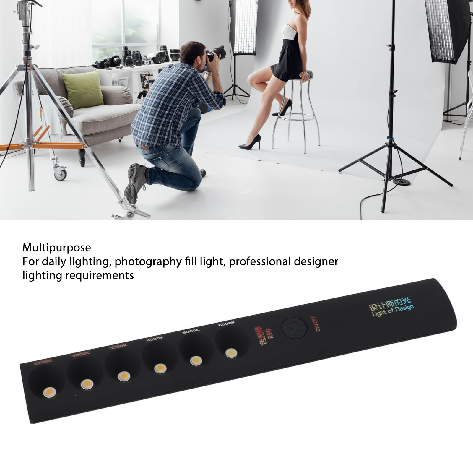 Video Light Wand Portable Colo - Photography Video reseña y precio