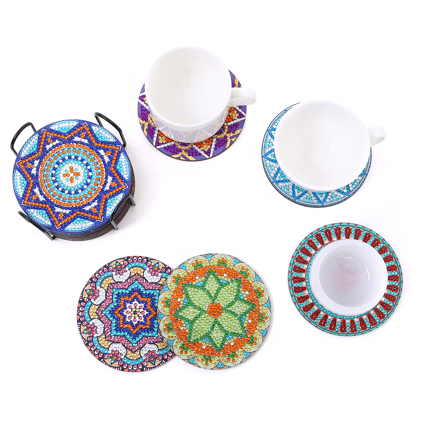 12Piece Manda Floral Pattern C - Photography Desk reseña y precio