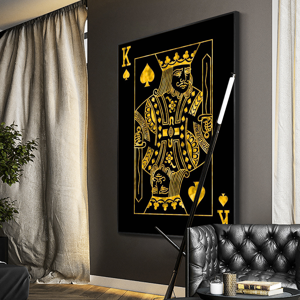 Gold Queen King Poker Black No - Photography Job reseña y precio