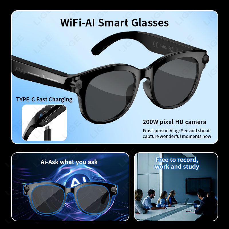 New 200W Camera AI Glasses For - Photography Translate reseña y precio