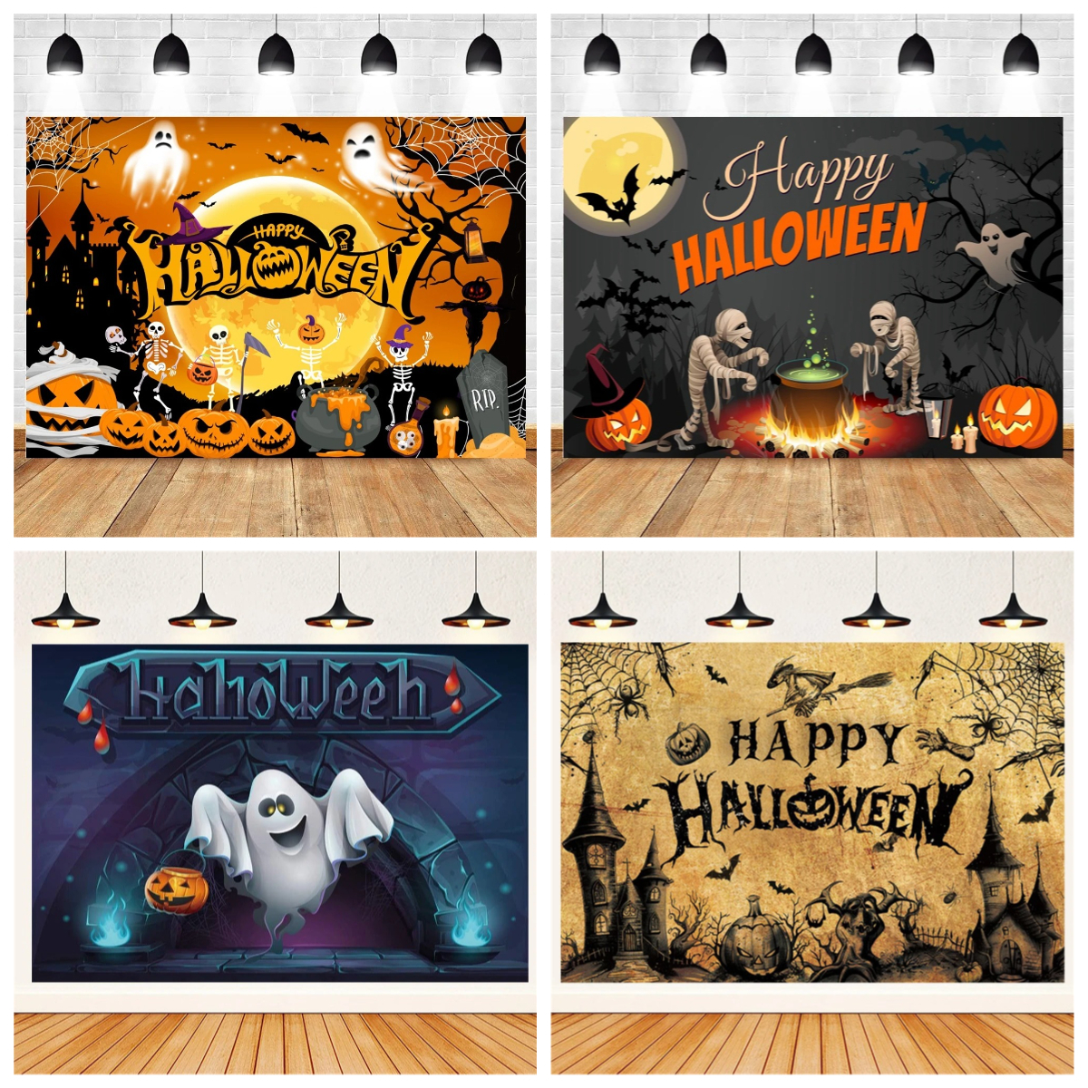 Halloween Photography Backdgro - Photography Trick reseña y precio