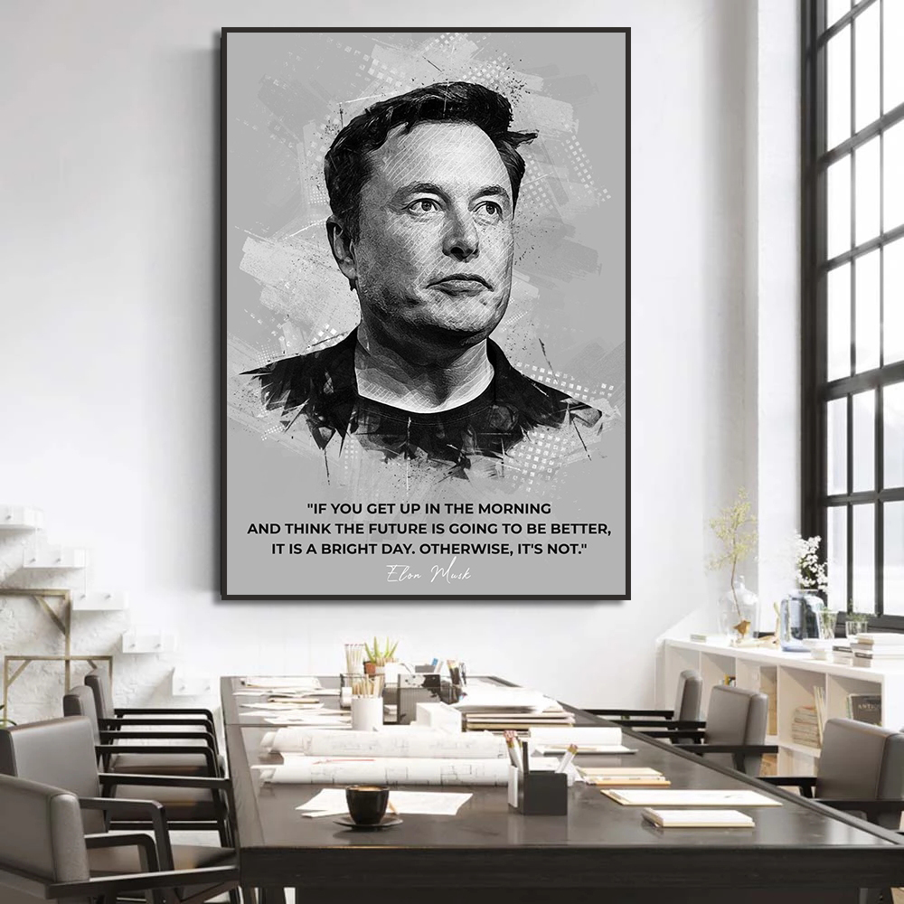 Jobs Steve Elon Musk Canvas Pa - Photography Job reseña y precio
