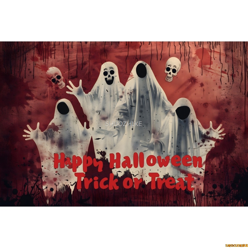 Happy Halloween Backdrop Horro - Photography Trick reseña y precio