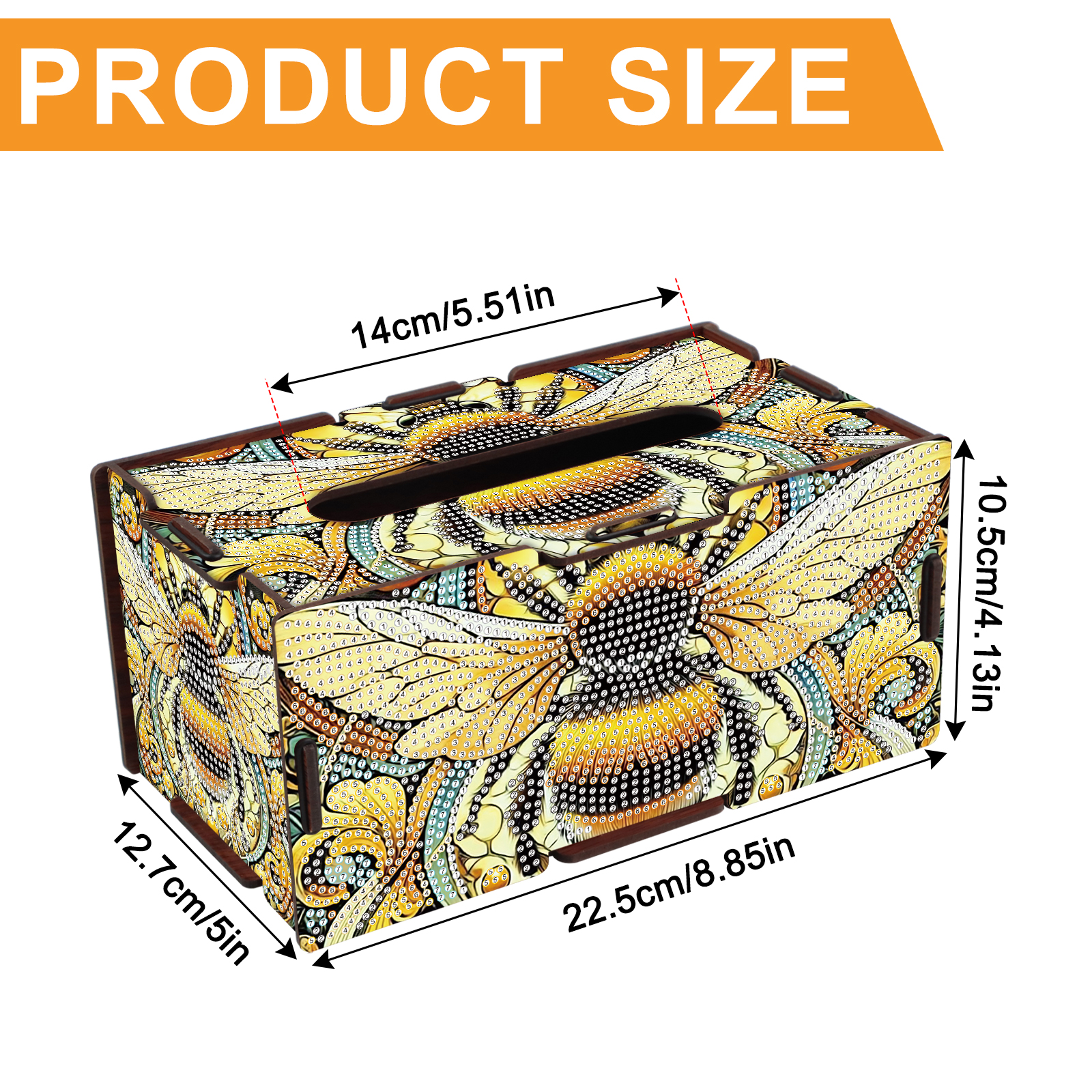 Diamond Art Painting Tissue Bo - Photography Desk reseña y precio