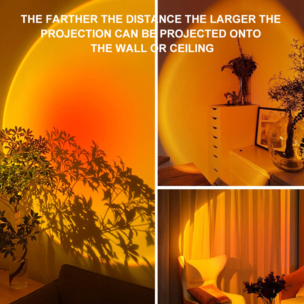 USB Sunset Lamp Projector Led  - Photography Desk reseña y precio