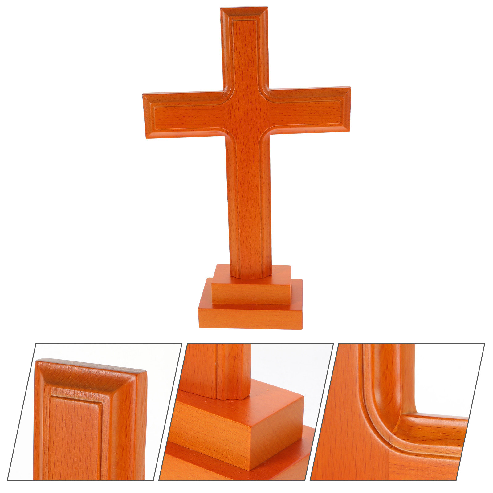 Wooden Cross Decor Rustic Arti - Photography Desk reseña y precio