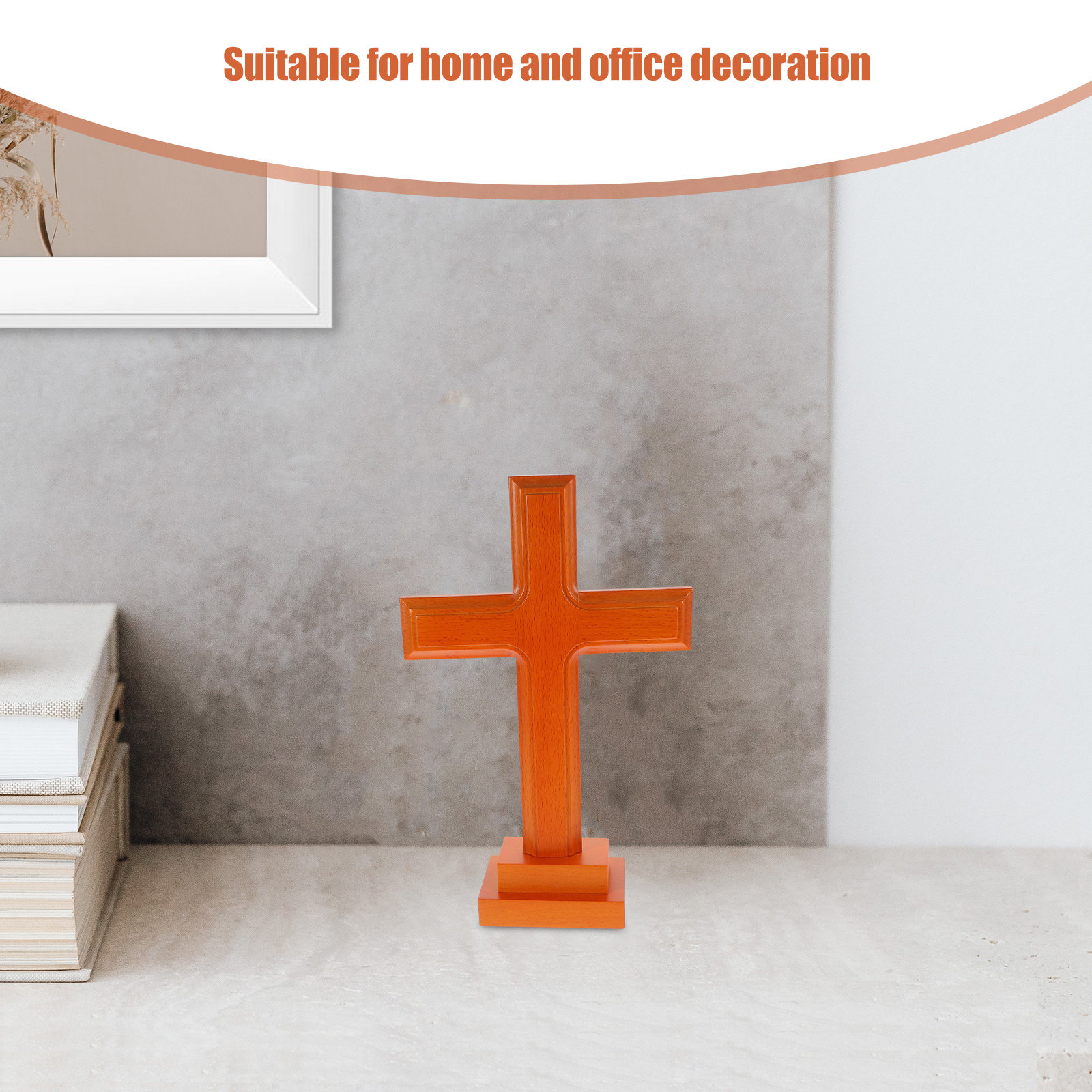 Wooden Cross Decor Rustic Arti - Photography Desk reseña y precio